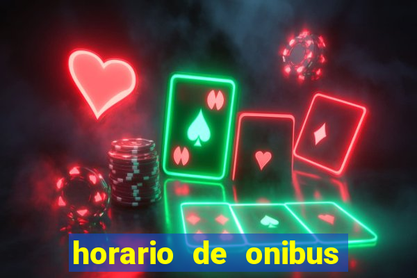 horario de onibus santos dumont x juiz de fora